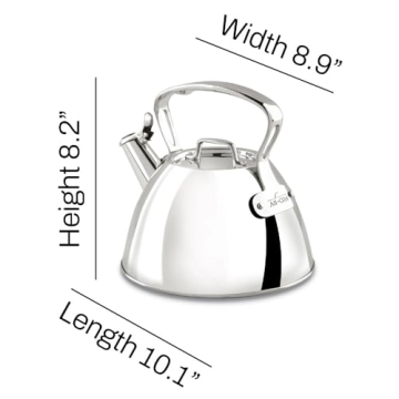 All-Clad Stainless Steel Whistling Tea Kettle 2 Quart