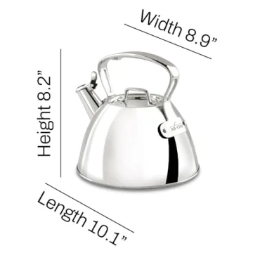 All-Clad Stainless Steel Whistling Tea Kettle 2 Quart