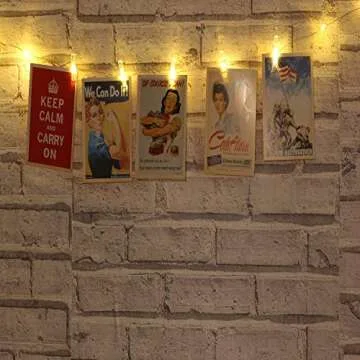 128 Pieces Photo Clips Mini Transparent Plastic Clear Clips, Clothespins Binder Clips for Hanging String Fairy Lights Picture, Polaroid Clips as Gifts for Family Friend Birthday