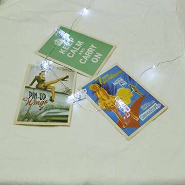 128 Pieces Photo Clips Mini Transparent Plastic Clear Clips, Clothespins Binder Clips for Hanging String Fairy Lights Picture, Polaroid Clips as Gifts for Family Friend Birthday