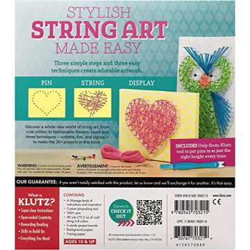 Klutz String Art Book Kit