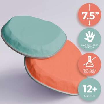 ZICOTO Fun Stepping Stones for Kids - Safe Outdoor Play