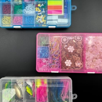 DUOFIRE Adjustable Storage Box for Crafts and Accessories