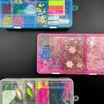 DUOFIRE Adjustable Storage Box for Crafts and Accessories