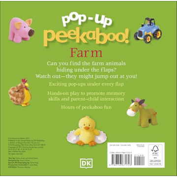 Engaging Pop-Up Peekaboo! Farm Book for Toddlers