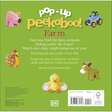 Engaging Pop-Up Peekaboo! Farm Book for Toddlers