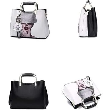 Nevenka Purses and Fashion Handbags for Women Top Handle Satchel Shoulder Bags Ladies Leather Totes (1)