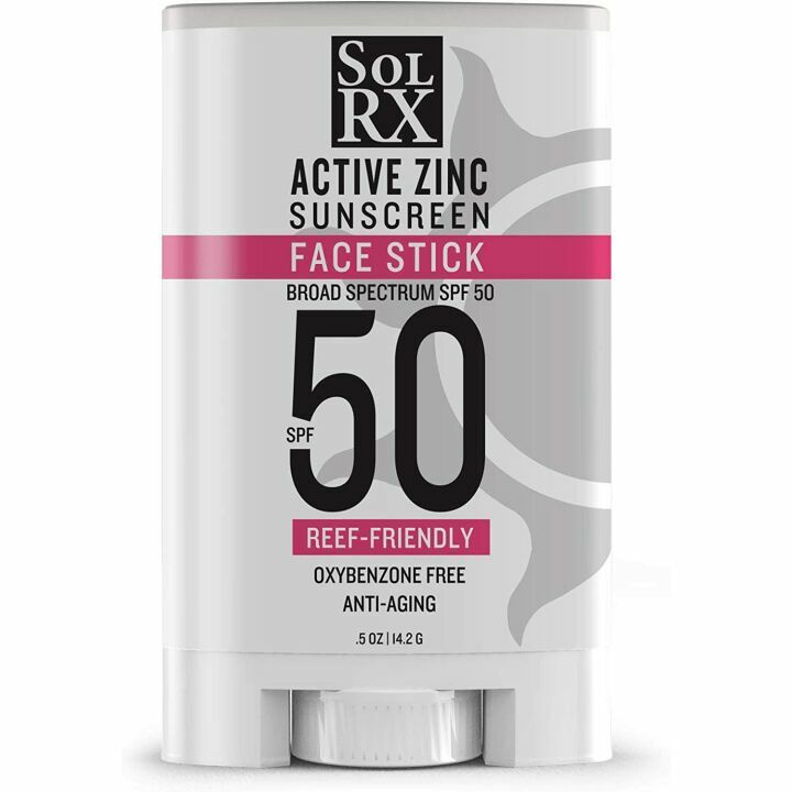 SolRX Mineral SPF 50 Face Stick - Zinc Oxide Protection