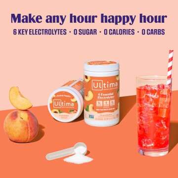 Hydrate Deliciously with Ultima Peach Bellini Electrolytes
