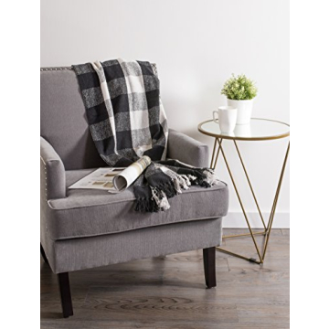 DII Rustic Farmhouse Buffalo Check Throw Blanket - Versatile Home Decor