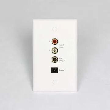 Vanguard Dynamics Vail Amp - in Wall Flush Mount Stereo 60Watt Amplifier for Echo Dot 2nd Generation