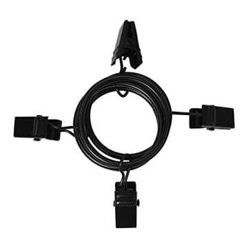 AMZSEVEN Curtain Rings & Clips - Durable & Versatile