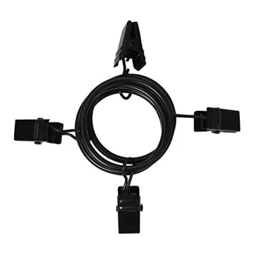 AMZSEVEN Curtain Rings & Clips - Durable & Versatile