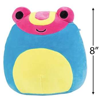 Squishmallows 8" Wamina The Blue Frog - Official Kellytoy Adorable Plush - Cute and Soft Frog Stuffed Animal Toy - Great Gift for Kids