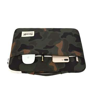 Canvaslife 360° Protective 13 inch-13.5 inch Waterproof Laptop Case Bag Sleeve with Handle for 13.3" MacBook Air | 13" MacBook Pro Retina and 13.3 inch 13.5 inch Laptop(Camouflage)