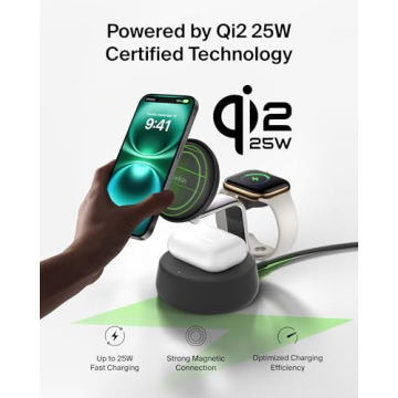 Belkin 3-in-1 Magnetic Charger for iPhone and Apple Devices