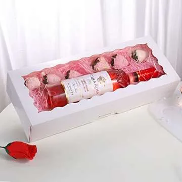 Tcoivs 30-Pack Bakery Boxes with Window for Baked Goods