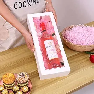 Tcoivs 30-Pack Bakery Boxes with Window for Baked Goods