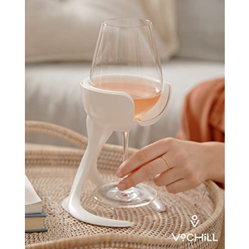 VoChill Stemmed Wine Glass Chiller for Perfect Wine Enjoyment