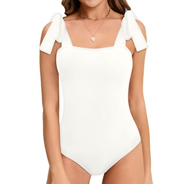 MANGOPOP Square Neck Women's Bodysuit - Stylish Comfort