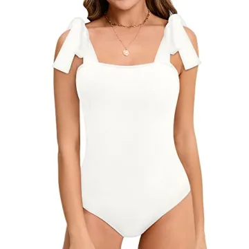 MANGOPOP Square Neck Women's Bodysuit - Stylish Comfort