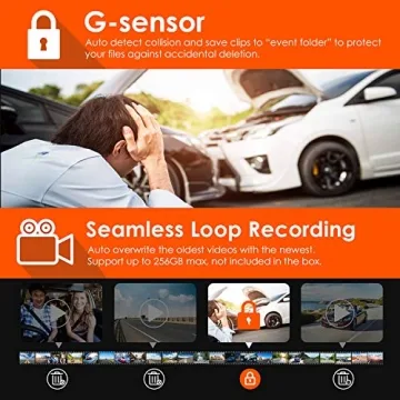 Vantrue N4 3 Channel Dash Cam with Night Vision