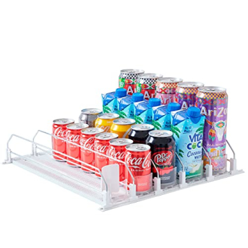 Baraiser Fridge Drink Organizer - Self-Pushing Design