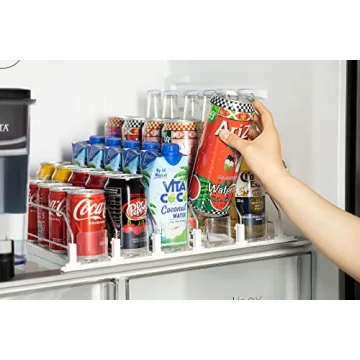 Baraiser Fridge Drink Organizer - Self-Pushing Design