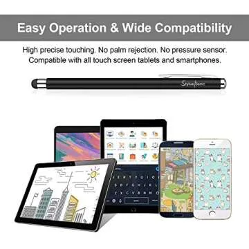 StylusHome 6 Pack High Precision Stylus Pens for Touch Screens