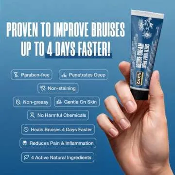 ZAX'S ORIGINAL Bruise Cream - Arnica and Witch Hazel Blend, Supports Skin Recovery, Gentle on Skin, Plant-Based Ingredients for Skin Care - 28g