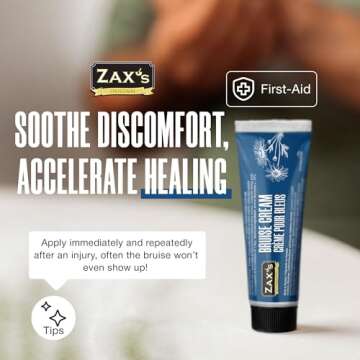 ZAX'S ORIGINAL Bruise Cream - Arnica and Witch Hazel Blend, Supports Skin Recovery, Gentle on Skin, Plant-Based Ingredients for Skin Care - 28g