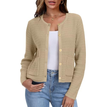 Elegant ANRABESS Women Cardigan for Spring Fashion