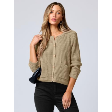 Elegant ANRABESS Women Cardigan for Spring Fashion