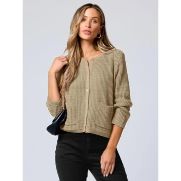Elegant ANRABESS Women Cardigan for Spring Fashion