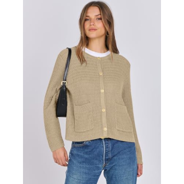 Elegant ANRABESS Women Cardigan for Spring Fashion