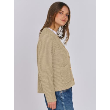 Elegant ANRABESS Women Cardigan for Spring Fashion
