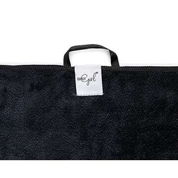 Curly Girl Towel for Women with Curls, Anti-Frizz, Absorbent, Fast Drying, Curly Hair, Microfiber Ha...