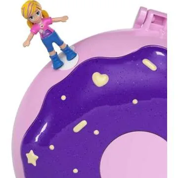 Polly Pocket Playset With 2 Micro Dolls & Accessories