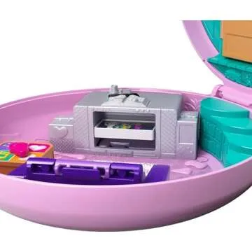 Polly Pocket Playset With 2 Micro Dolls & Accessories