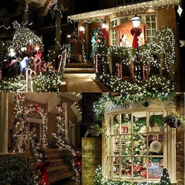 33FT 100 LED Christmas String Lights with Timer