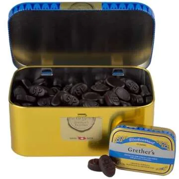 GRETHER'S Pastilles Classic Blackcurrant Natural Remedy Dry Mouth Relief - Soothing Throat & Healthy...