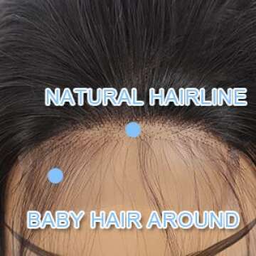 Zormsert Wear and Go Loose Deep Wave Wigs For Black Women Human Hair 4x4 Lace Closure Wigs Curly Transparent Lace Pre Plucked with Baby Hair Glueless Natural Color 20 Inch