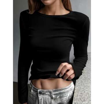 Zeagoo Women's Stylish Long Sleeve Thermal Shirts