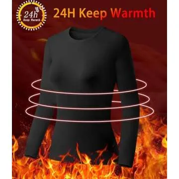 Zeagoo Women's Stylish Long Sleeve Thermal Shirts