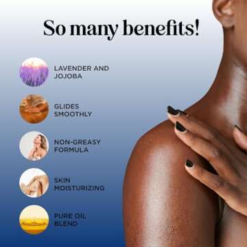 Relaxing Sore Muscle Massage Oil - Non Greasy & Nourishing