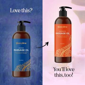 Relaxing Sore Muscle Massage Oil - Non Greasy & Nourishing