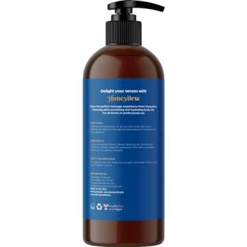 Relaxing Sore Muscle Massage Oil - Non Greasy & Nourishing