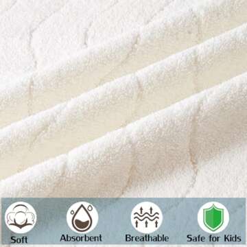 TMIELYBS Toddler Towels for Ages 0-6 | 2-Pack Hooded Bath Towels