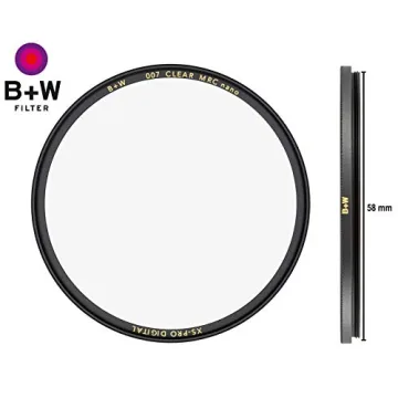 B+W 58mm XS-Pro Clear Filter with Nano Coating
