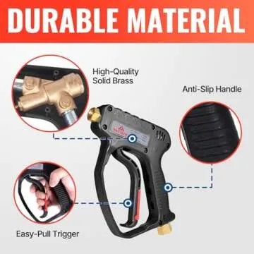 YAMATIC Pressure Washer Gun 5000 PSI Lightweight & Durable